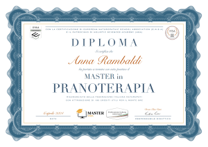 attestato pranoterapeuta